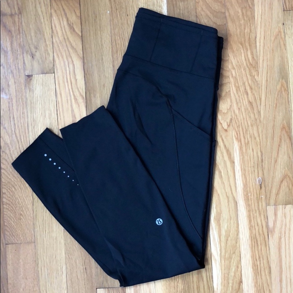 Lululemon fast and free 7/8 with reflective